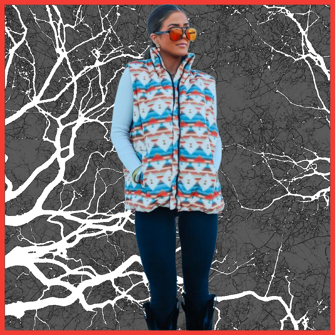 Southwestern Print Vest
