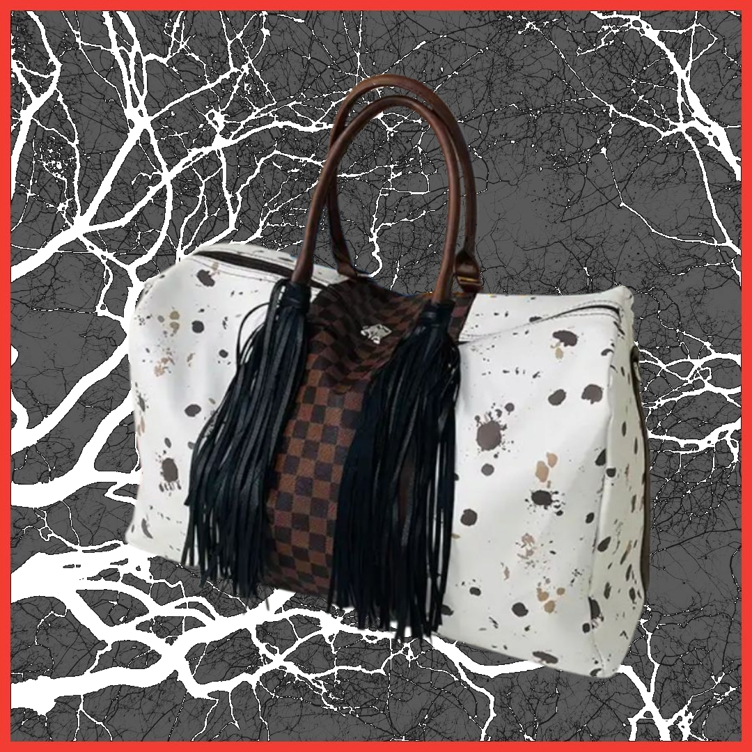 Retro Western Weekender Bag