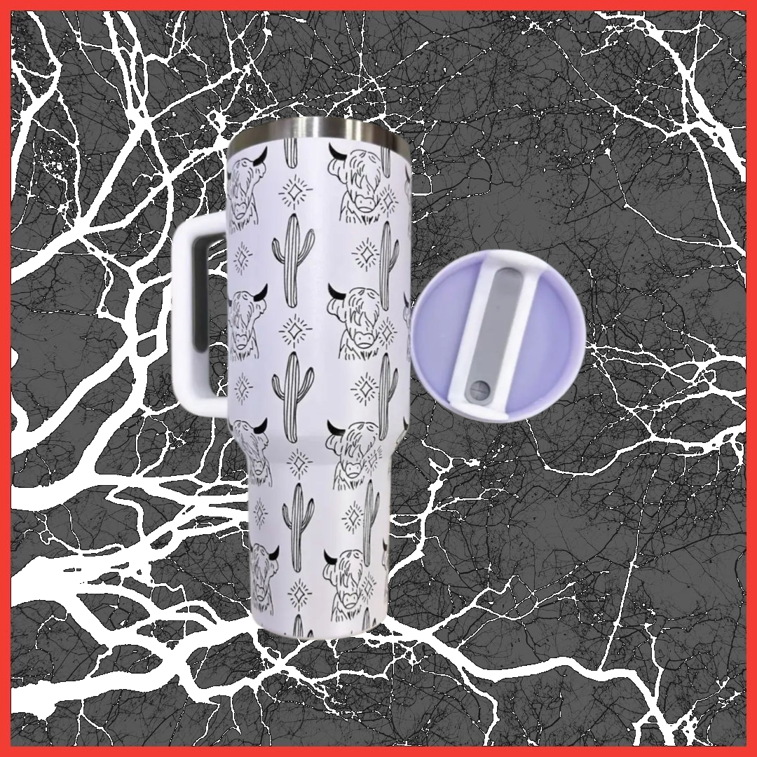 Highland Cow Tumbler 40oz