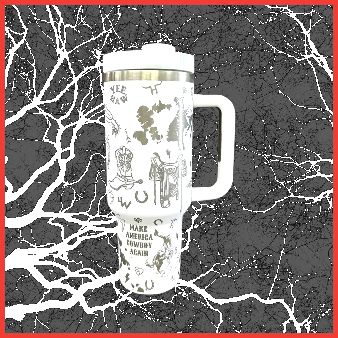 Western Cowboy Tumbler 40oz