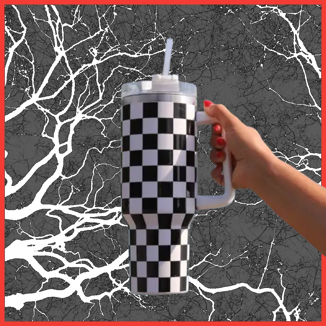 Checkerboard Tumbler 40oz